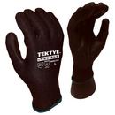 Size L Polyurethane Coated Fiberglass and Stainless Steel Automotive and Construction Touchscreen A4 Work Reusable Gloves in Black