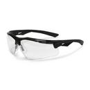 Safety Glass with Black Frame and Clear IQ Anti-fog Lens