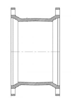 Mechanical Joint Global Ductile Iron Short Sleeve with Cement-lined 