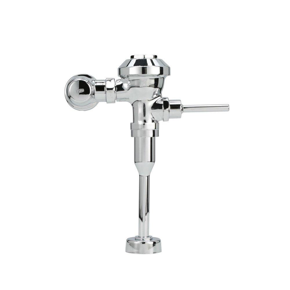 Zurn Chrome Plated 1.0 gpf Diaphragm Manual Urinal Flush Valve 