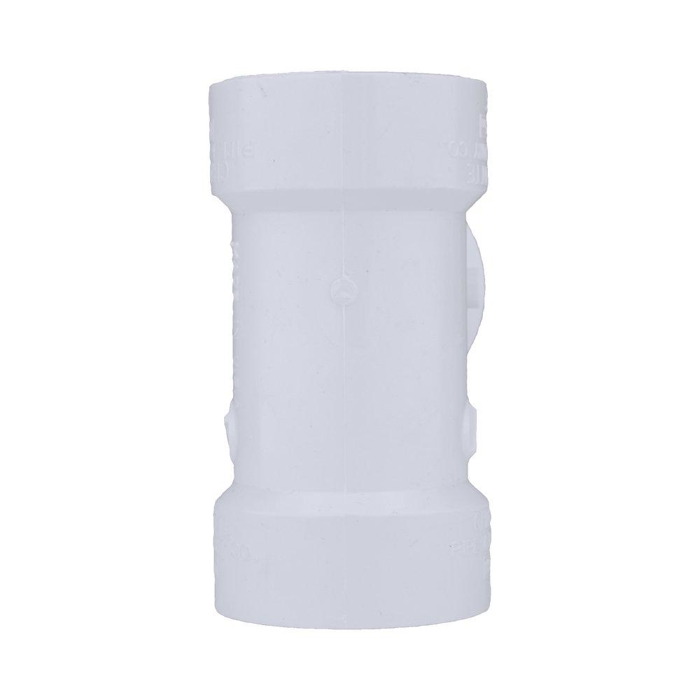 White PVC DWV Sanitary Tee 