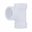White PVC DWV Sanitary Tee 