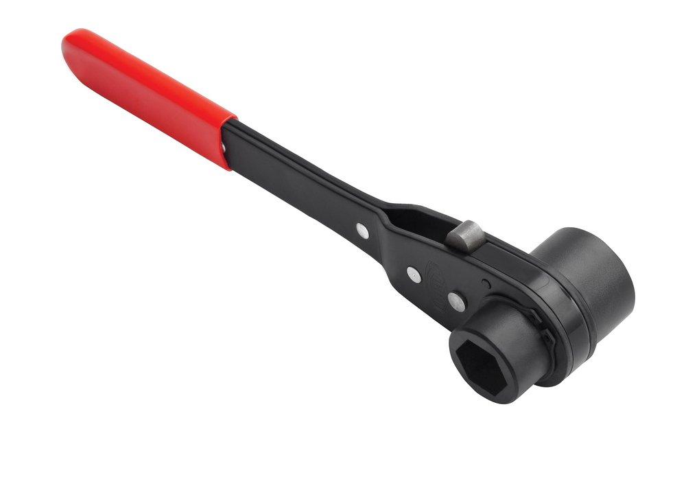REED Black Dual Socket Ratchet Wrench 