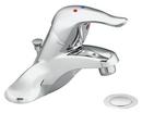 Moen Chrome 3 or 4-Hole Centerset Bathroom Sink Faucet with Single Lever Handle 