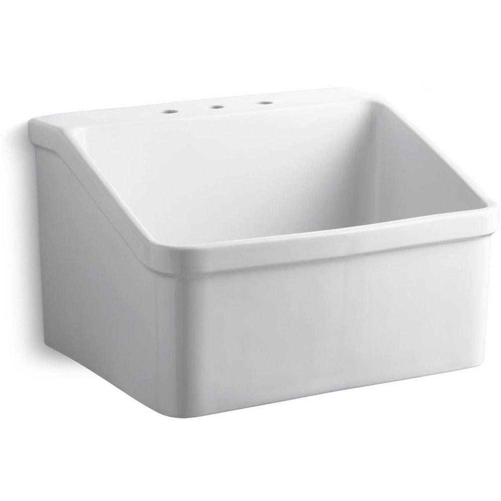 KOHLER White Vitreous China Sink 