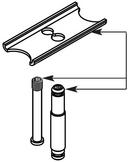 Moen Chrome Mini Widespread Faucet Valve Body 