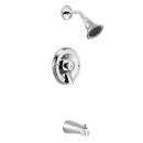 Moen Chrome Pressure Balancing Tub and Shower Faucet with Single Lever Handle 
