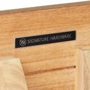Signature Hardware Natural Teak 48 in. Floor Mount Vanity 