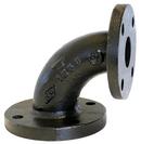 6 x 4 in. Flanged 125# Black Cast Iron 90 Degree Elbow