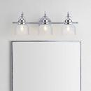 Jonathan Adler Chrome 12W 3-Light Medium E-26 Vanity Fixture 