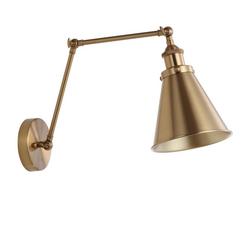 40W 1-Light 7 in. Brass Wall Sconce