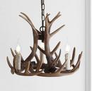 JONATHAN Y Brown 40W 3-Light 1-Tier LED Chandelier 
