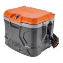 17 qt Cooler in Grey and Orange