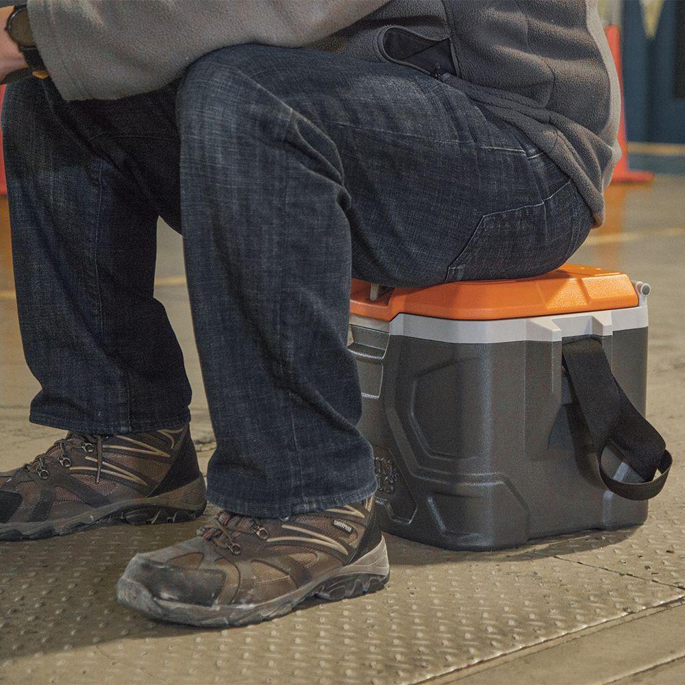 Klein Tools Grey Cooler in Grey and Orange 