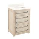 Signature Hardware Whitewash Pine 24 in. Floor Mount Vanity 