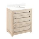 Signature Hardware Whitewash Pine 24 in. Floor Mount Vanity 