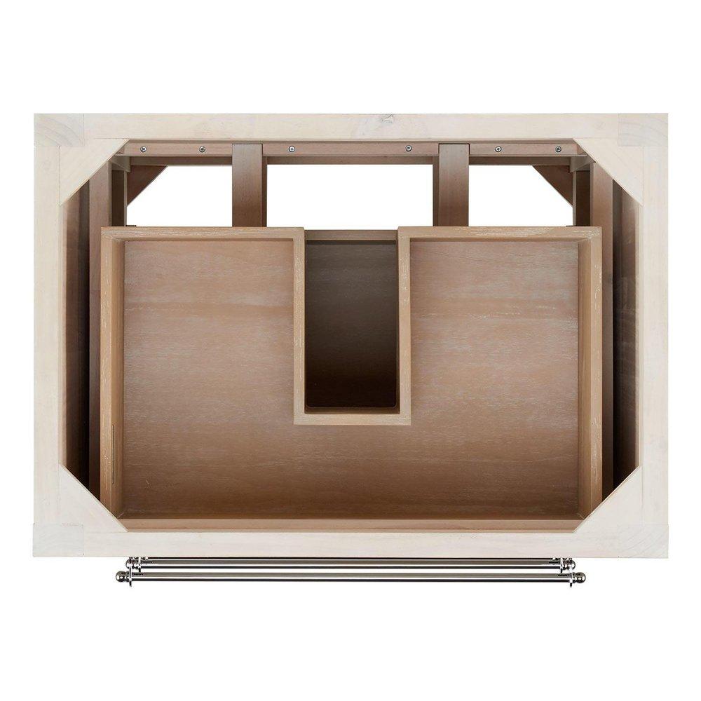 Signature Hardware Whitewash Pine 24 in. Floor Mount Vanity 