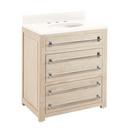 Signature Hardware Whitewash Pine 24 in. Floor Mount Vanity 