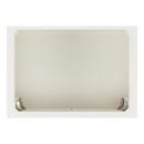 Signature Hardware Soft White 30 in. Floor Mount Vanity in White, Antique Copper with Riverside Grey 