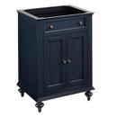 Signature Hardware Rustic Acacia 24 in. Floor Mount Vanity in Rustic Acacia with Riverside Grey 