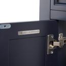 Signature Hardware Rustic Acacia 24 in. Floor Mount Vanity in Rustic Acacia with Riverside Grey 