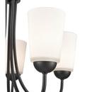 Millennium Lighting Matte Black 100W 5-Light Medium E-26 Chandelier 