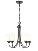 Millennium Lighting Matte Black 100W 5-Light Medium E-26 Chandelier 