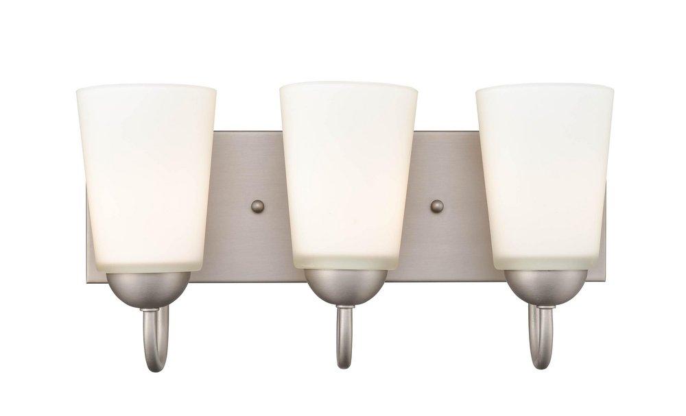 Millennium Lighting Satin Nickel 3-Light Vanity Fixture 