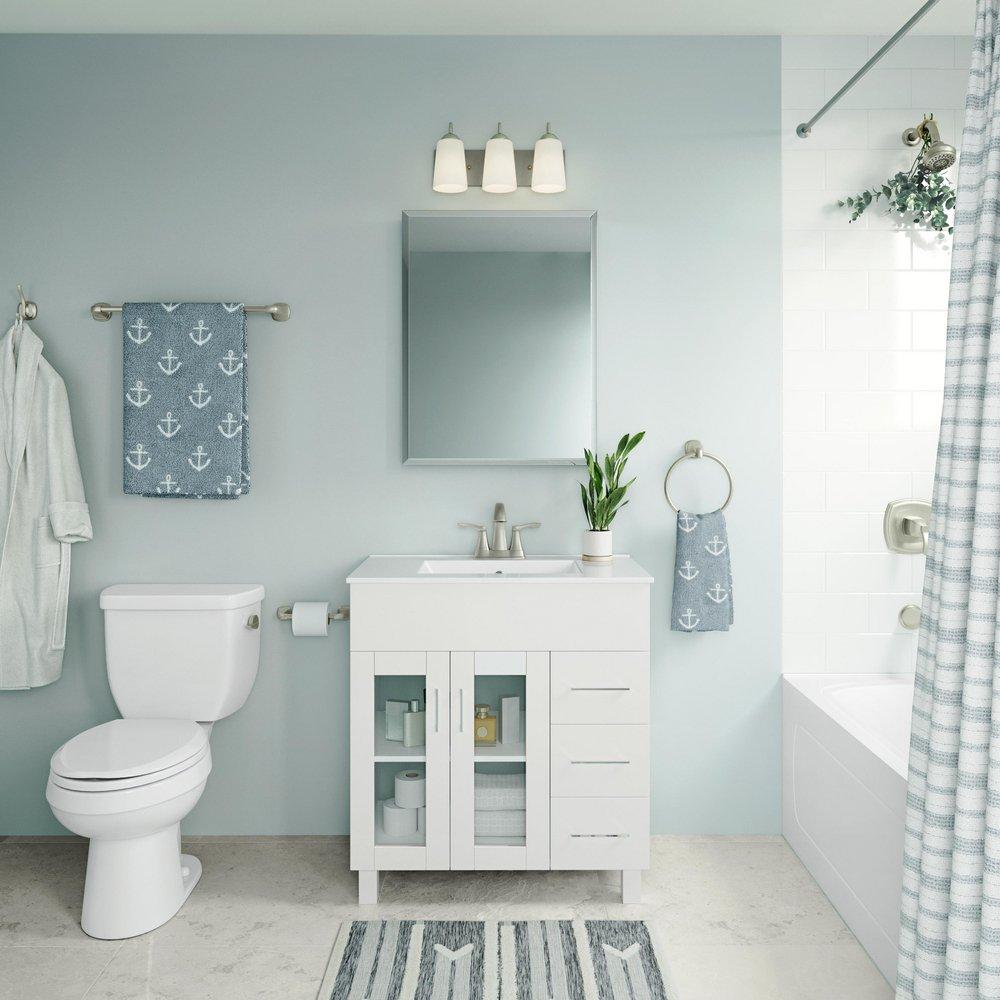 Millennium Lighting Satin Nickel 3-Light Vanity Fixture 