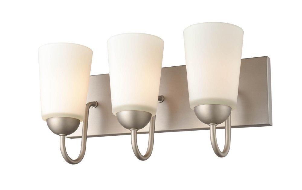 Millennium Lighting Satin Nickel 3-Light Vanity Fixture 