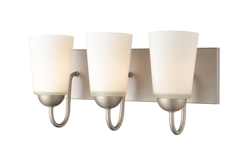 Millennium Lighting Satin Nickel 3-Light Vanity Fixture 
