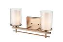 Millennium Lighting Modern Gold 2-Light Vanity Fixture 