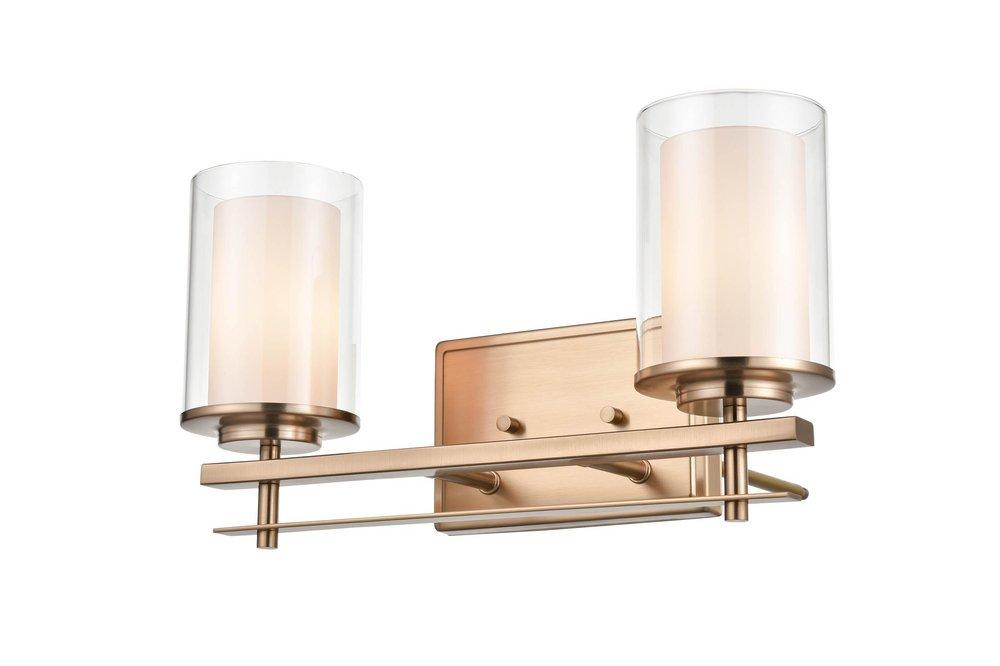 Millennium Lighting Modern Gold 2-Light Vanity Fixture 
