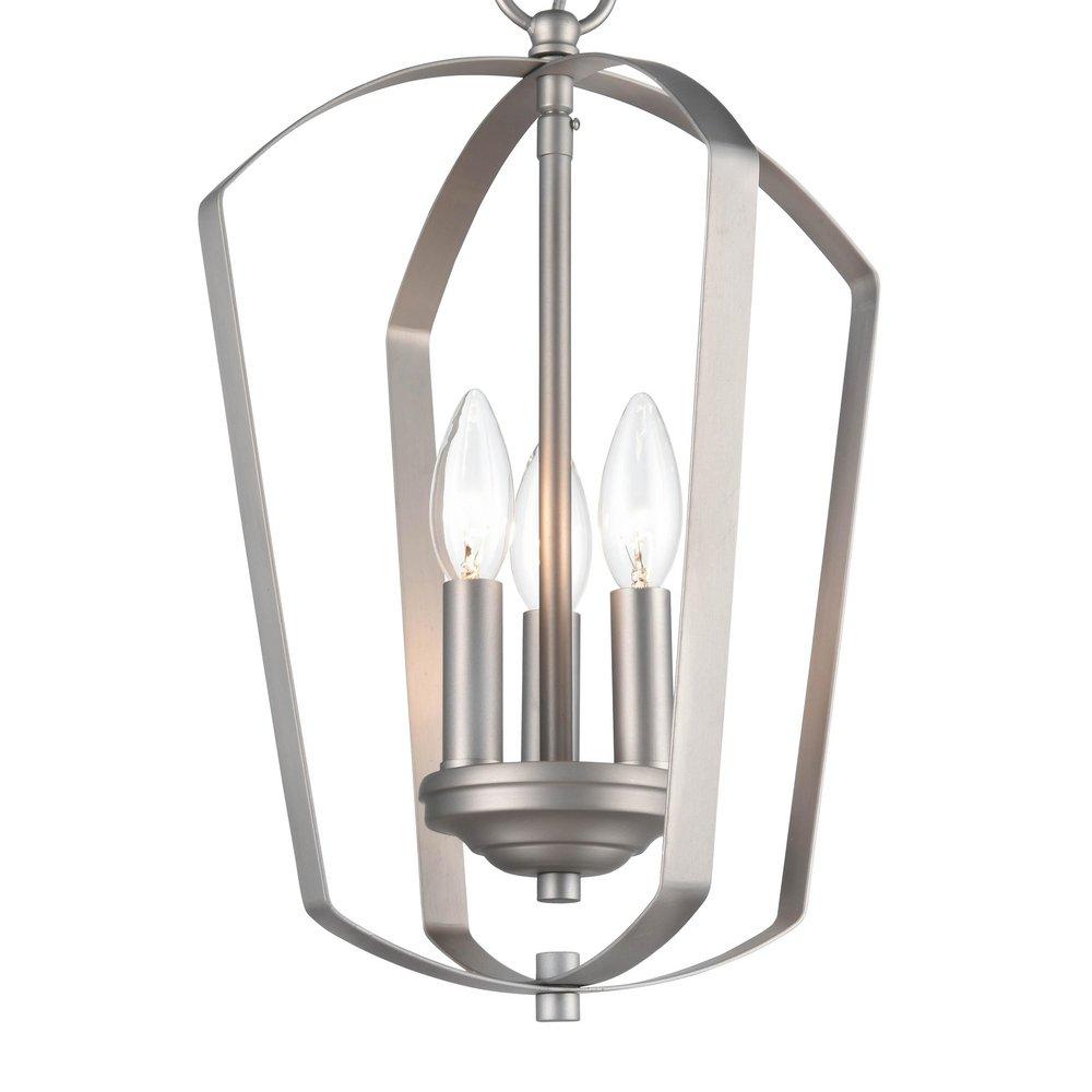Millennium Lighting Satin Nickel 3-Light Pendant Light 