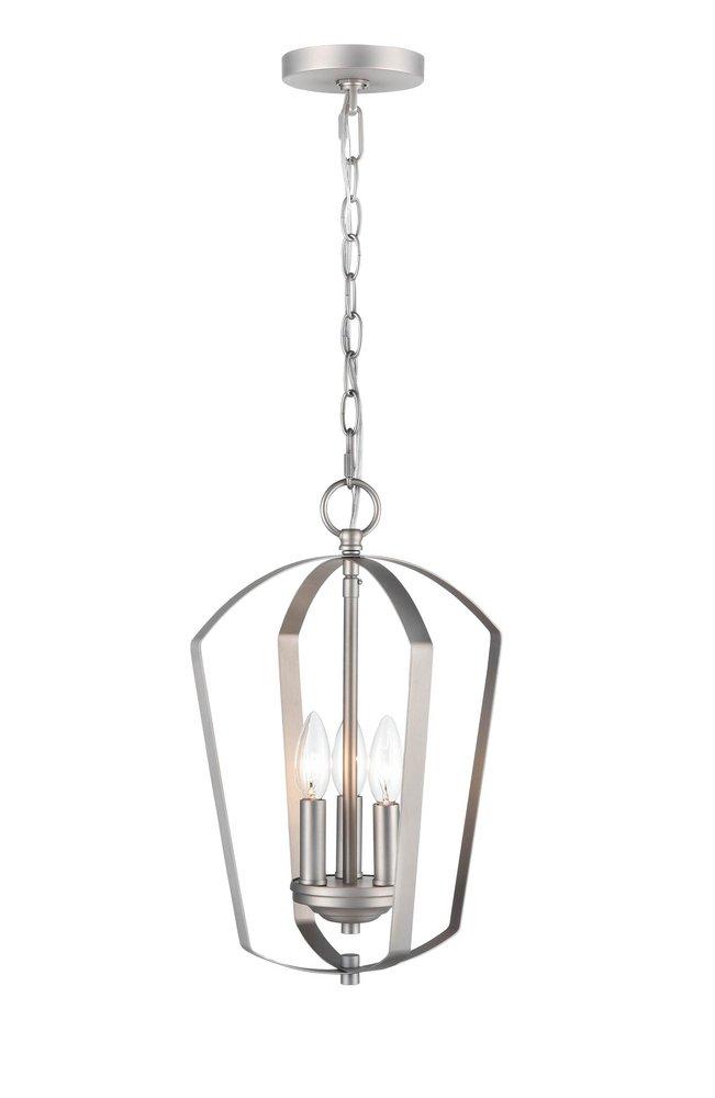 Millennium Lighting Satin Nickel 3-Light Pendant Light 