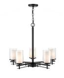 Millennium Lighting Matte Black 5-Light Chandelier Ceiling Light 