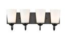 Millennium Lighting Matte Black 4-Light Vanity Fixture 