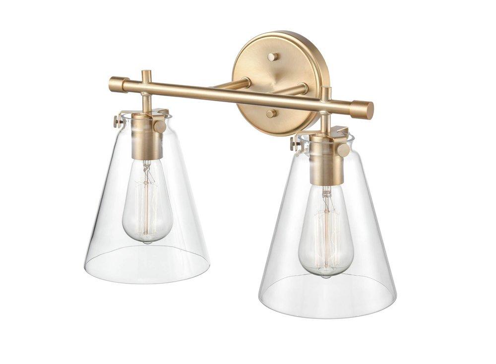 Millennium Lighting Modern Gold 2-Light Vanity Fixture 