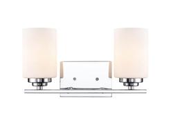 2-Light Vanity Fixture in Chrome