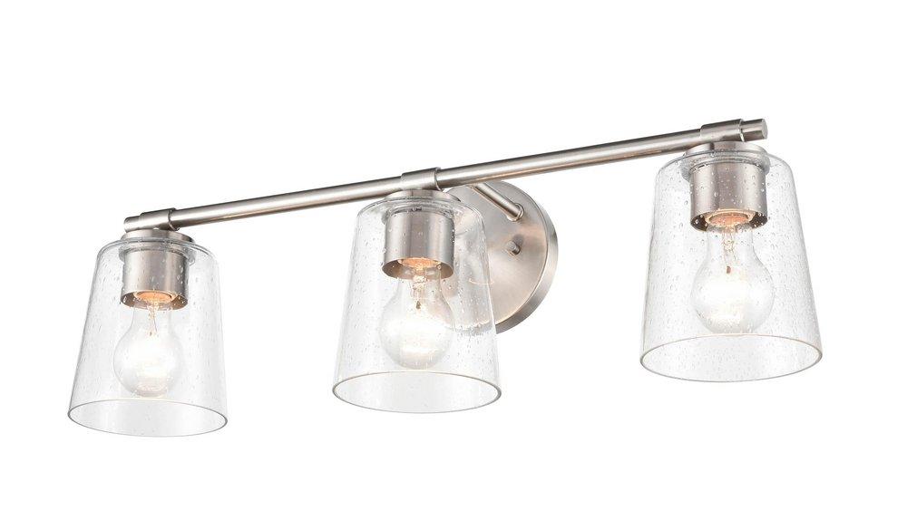 Millennium Lighting Brushed Nickel 3-Light Vanity Fixture 