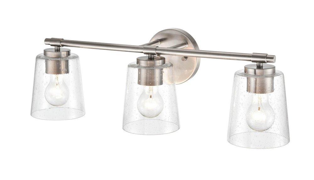 Millennium Lighting Brushed Nickel 3-Light Vanity Fixture 