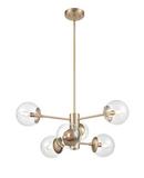 Millennium Lighting Modern Gold 6-Light Pendant Light 