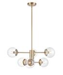 Millennium Lighting Modern Gold 6-Light Pendant Light 