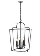 6-Light Pendant Light in Matte Black