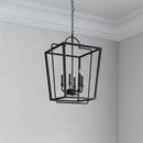 Millennium Lighting Matte Black 360W 6-Light Candelabra E-12 Incandescent Pendant Light 