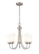 5-Light Chandelier Ceiling Light in Satin Nickel