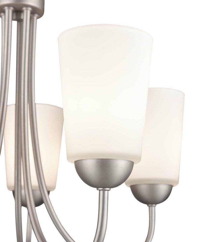 Millennium Lighting Satin Nickel 5-Light Chandelier Ceiling Light 