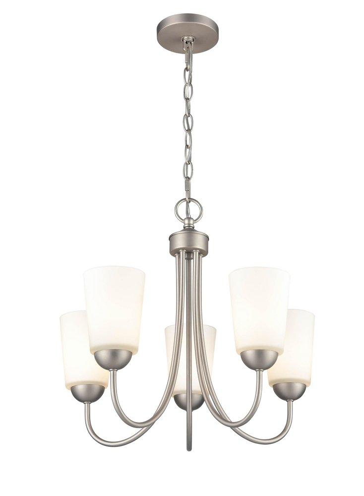 Millennium Lighting Satin Nickel 5-Light Chandelier Ceiling Light 