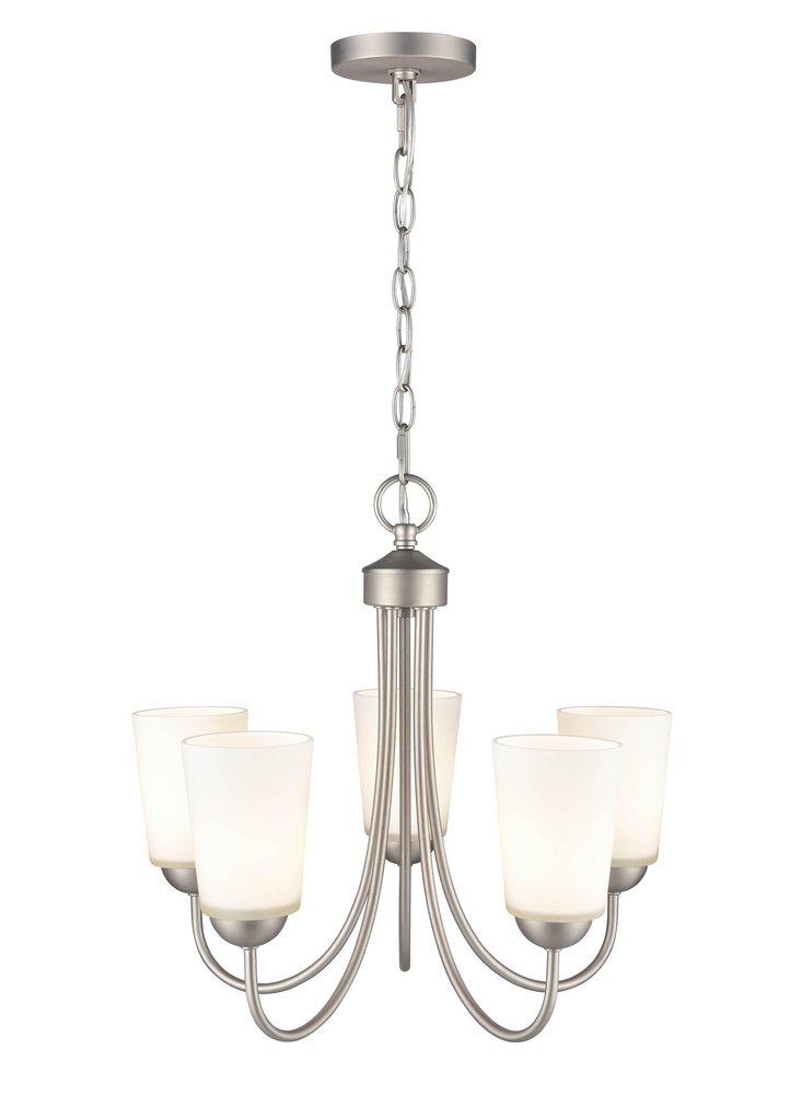 Millennium Lighting Satin Nickel 5-Light Chandelier Ceiling Light 