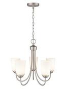 Millennium Lighting Satin Nickel 5-Light Chandelier Ceiling Light 